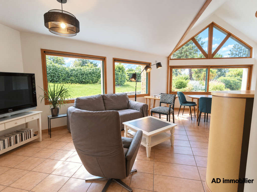 Maison Spacieuse de 151 m² à Edern . Terrain sans vis-à-vis . Avec plusieurs Dépendances