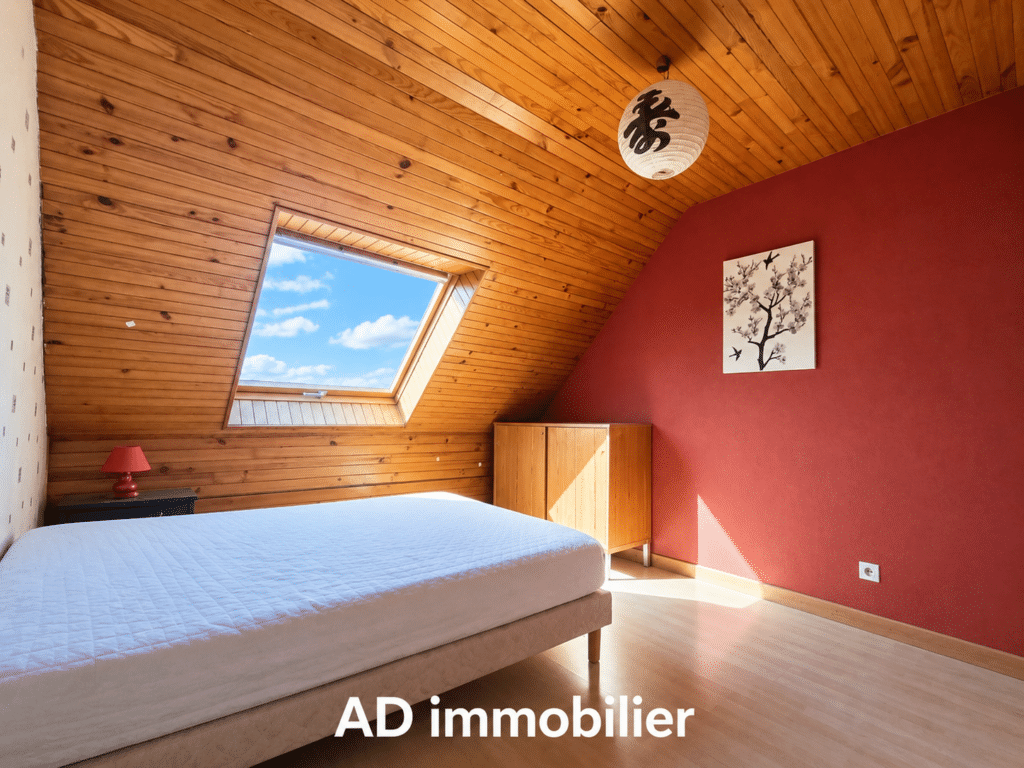 Maison familiale en impasse . Ergué-Armel . Jardin sans vis-à-vis . Sous-sol complet